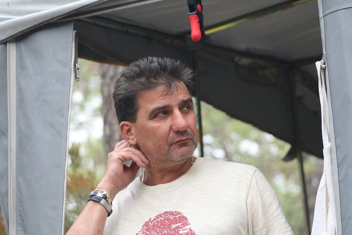 На отдыхе...