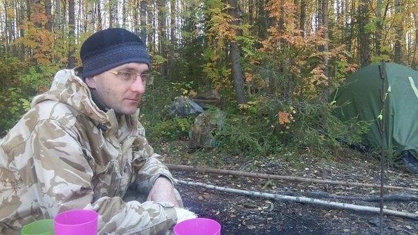 в лесу