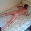 David Steckel sitting naked