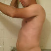 David Steckel naked in shower