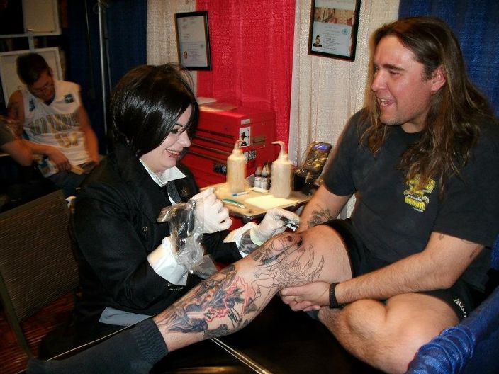 Me getting some ink