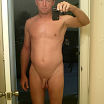 David Steckel naked in mirror