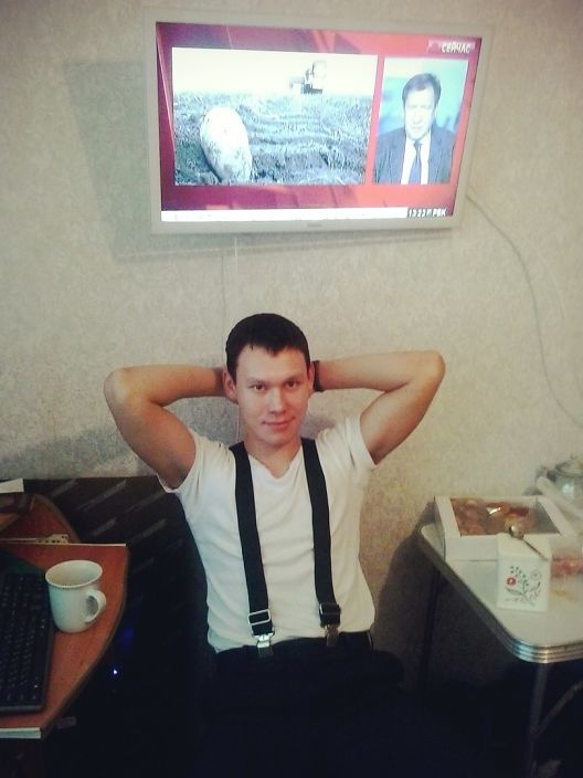 на работе