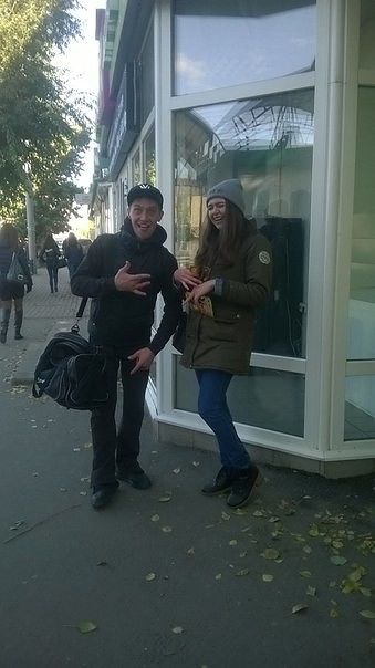 в образе на съемках