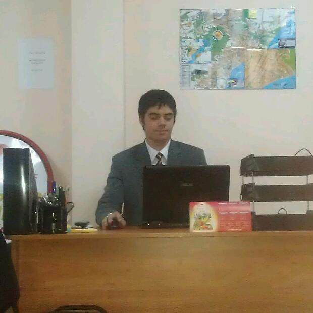 а это я на работе