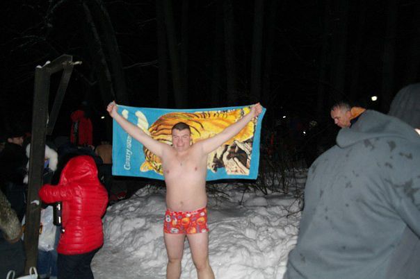 я на крещение