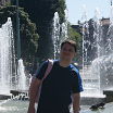 Фото у фонтана замка Сфорца