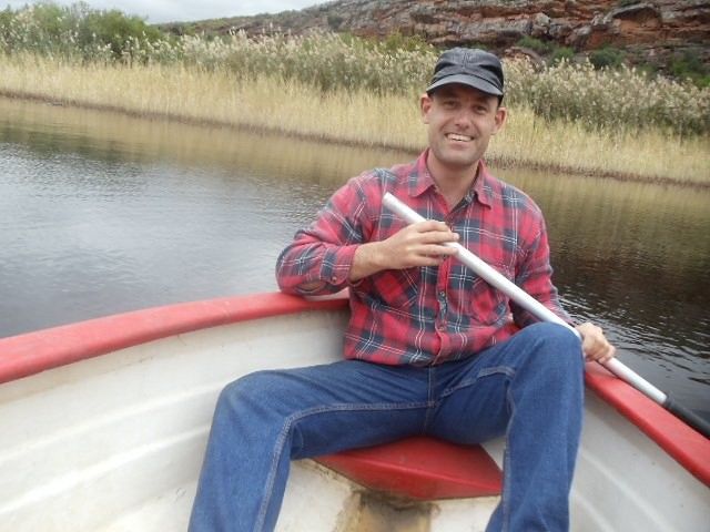 Mark in Boat