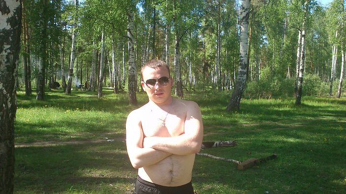 в лесу