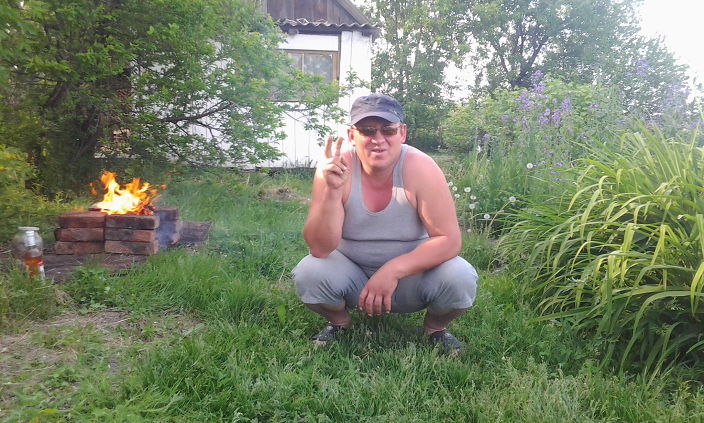 на природе