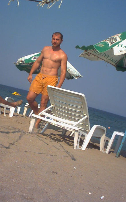 At the beach