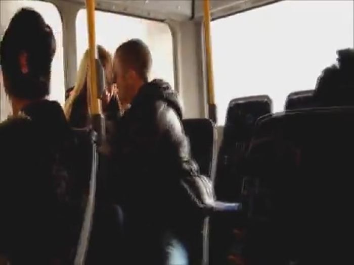 экстрим в автобусе