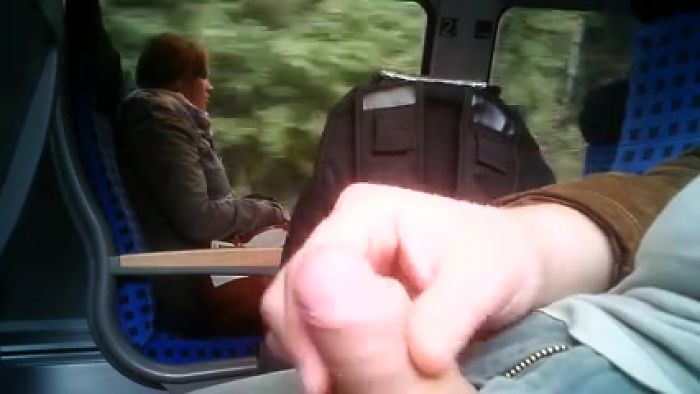 дрочка в автобусе