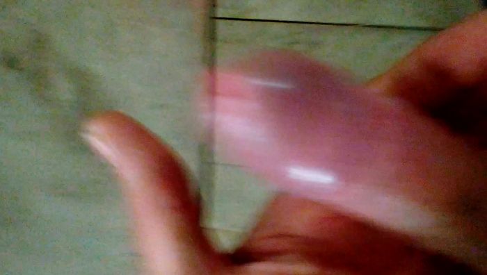 Чуток дрочнул.