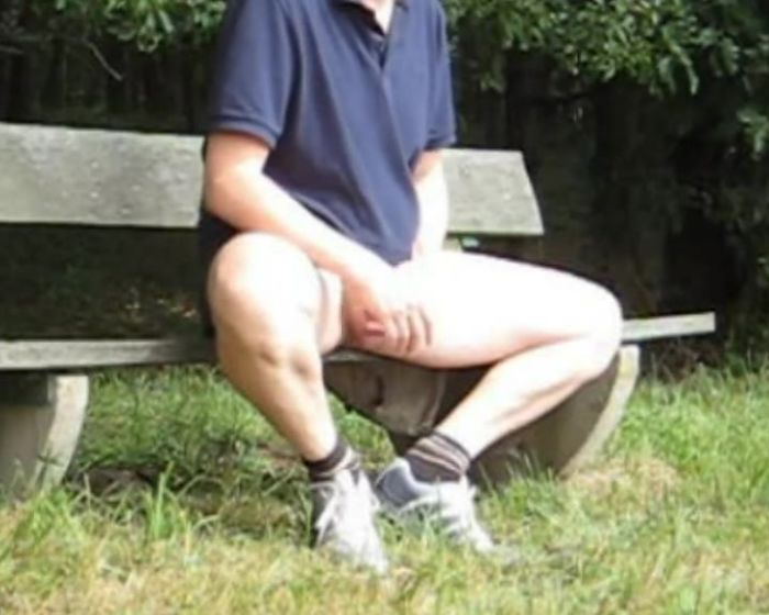 дрочка в парке